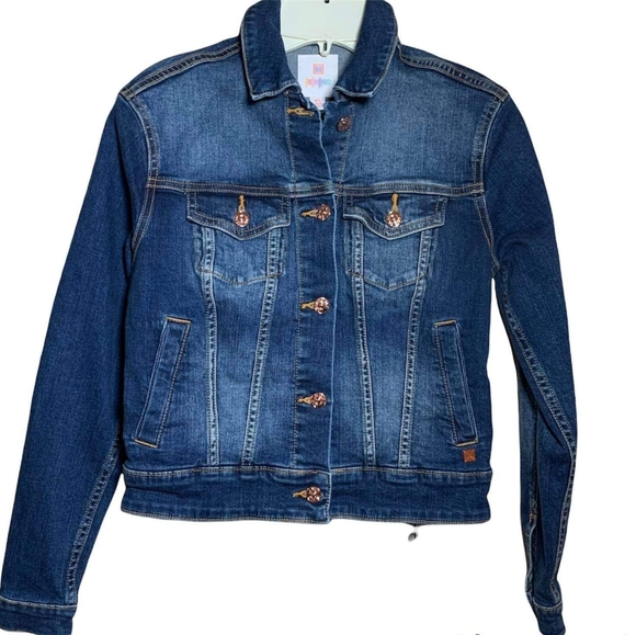 Women's LULAROE Jean Jacket Size XSmall - Picture 3 of 5